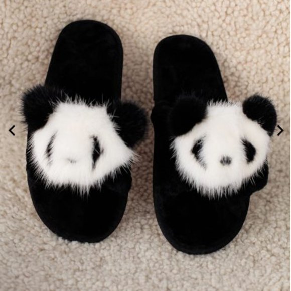 Natural shearling and mink Flip Flops - Picture 1 of 4